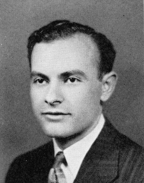 George J. Kostas' yearbook portrait, 1943. 