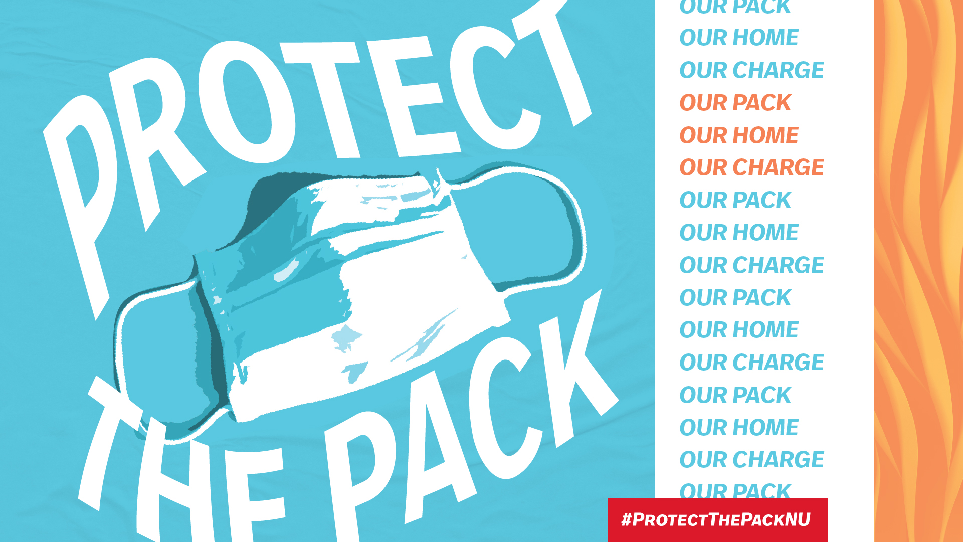 graphic saying protect the pack and lead on