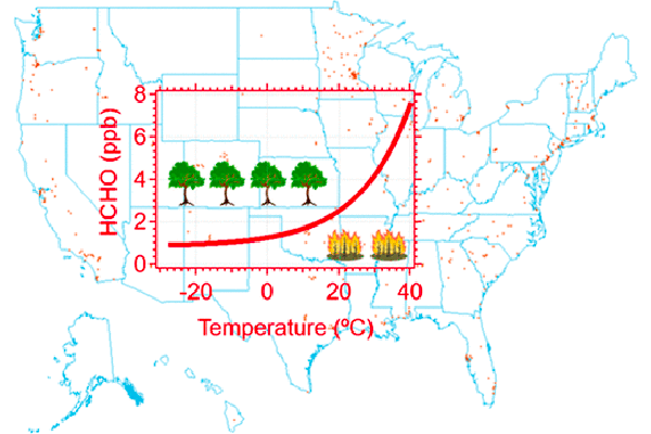 Climate and Wildfires Drive Persistent U.S. Formaldehyde Levels