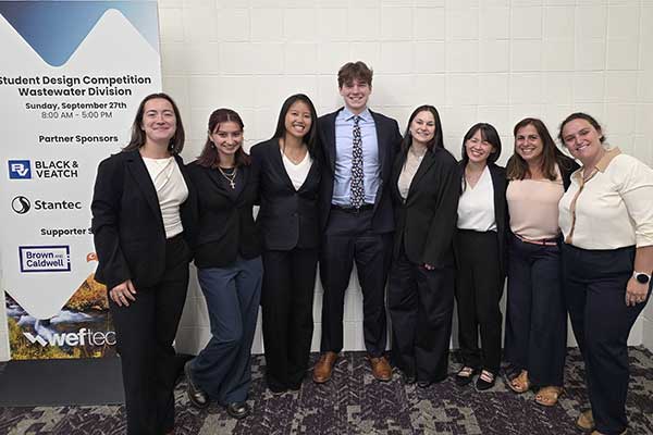 Northeastern Engineering Students Win National Title at WEFTEC 2026 Student Design Competition